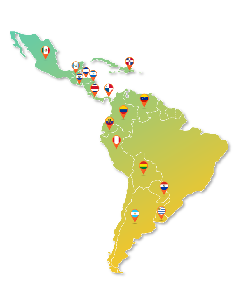 Mapa Asociaciones Alacat Federación De Asociaciones Nacionales De Agentes De Carga Y 3190